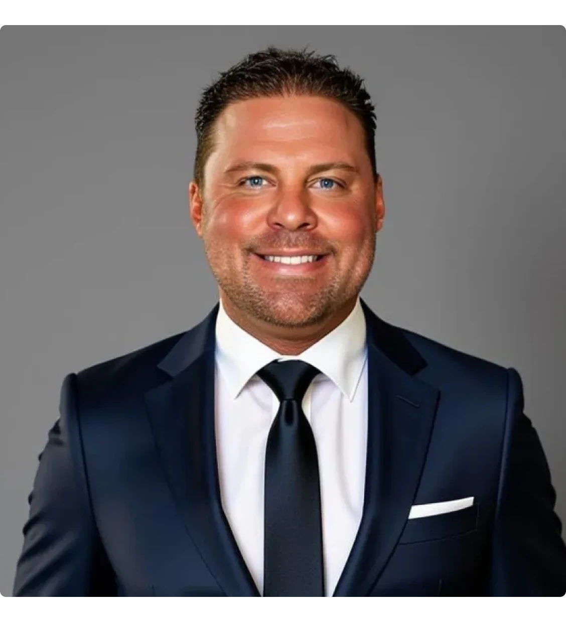 Man wearing a formal suit and tie