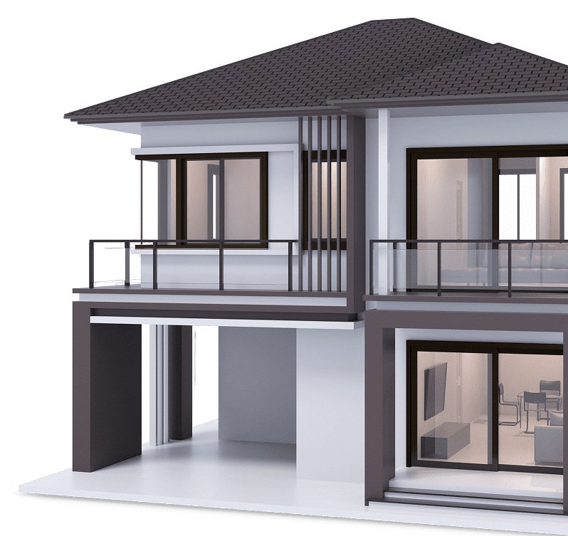 Modern two-story house design